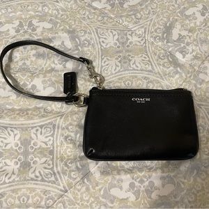 COACH wristlet- black